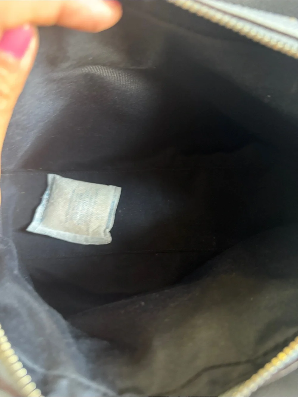 Coach Light Gray Leather Satchel